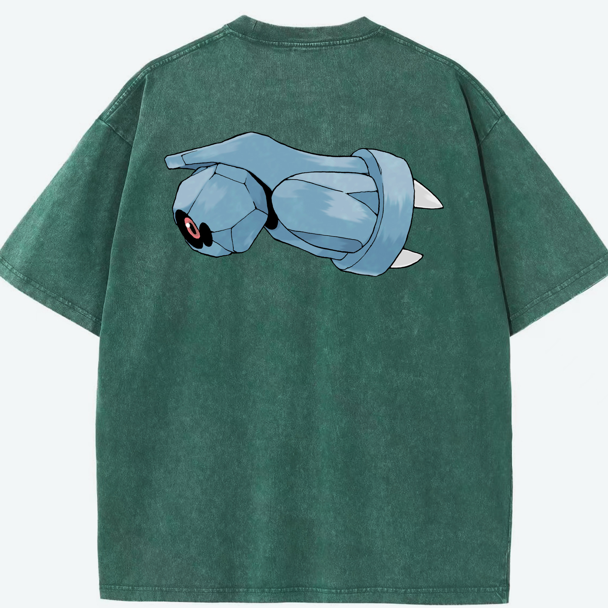 （画像用） ポケットモンスター Pokémon 綿100% ヴィンテージ風 半袖Tシャツ（背面プリント）